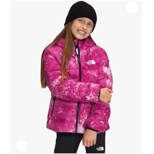 NWT The North Face Printed Reversible North Down Hooded Jacket size XL (14/16)